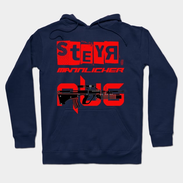 Rifle AUG Steyr Mannlicher Hoodie by Aim For The Face
